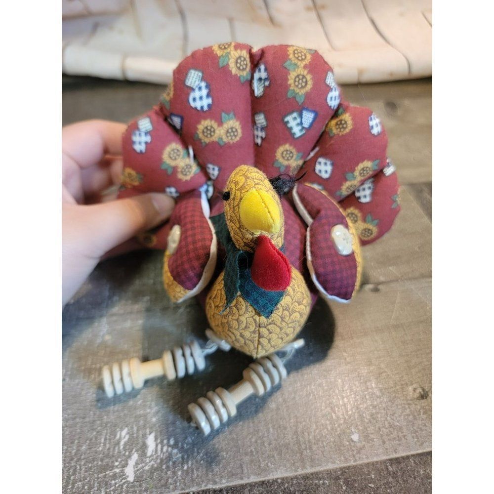 Plush pattern turkey home decor figure Thanksgiving fall‎